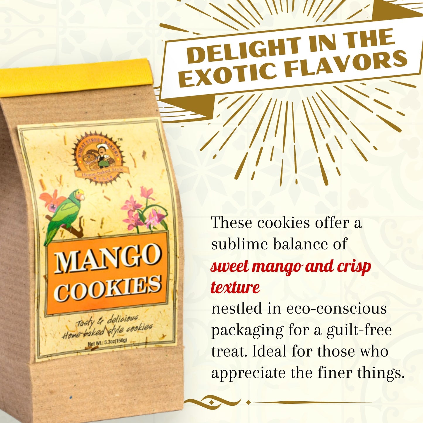 Raintree Baked Cookies - MANGO Filled (5-Pack)