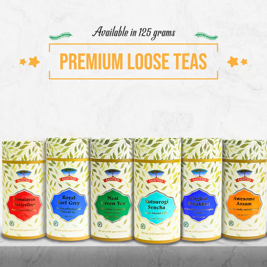 Raintree Premium Pure Himalayan Darjeeling Black Tea Loose Leaf Tea (125g)