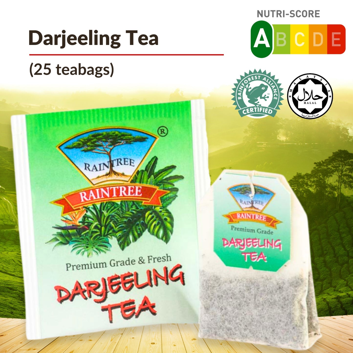Raintree Darjeeling Tea (25 / 100 Sachets)