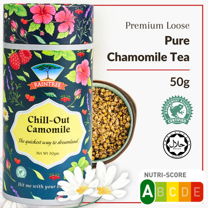 Raintree Fruit and Floral Infusion - Chill-Out Chamomile Herbal Tea (50g - Loose Leaf)