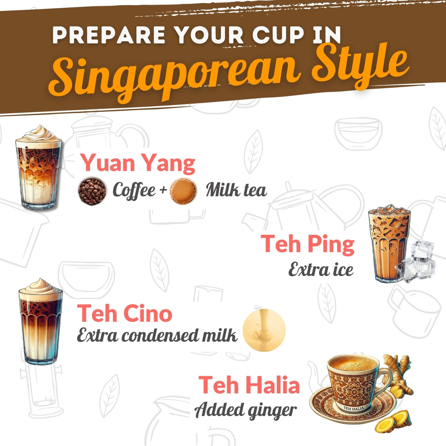 Raintree Katong Tea (10 Sticks of 3 in 1 Instant Tea -  20g each) 3-in-1 Milk Tea with Low Sugar and Non-Dairy Creamer