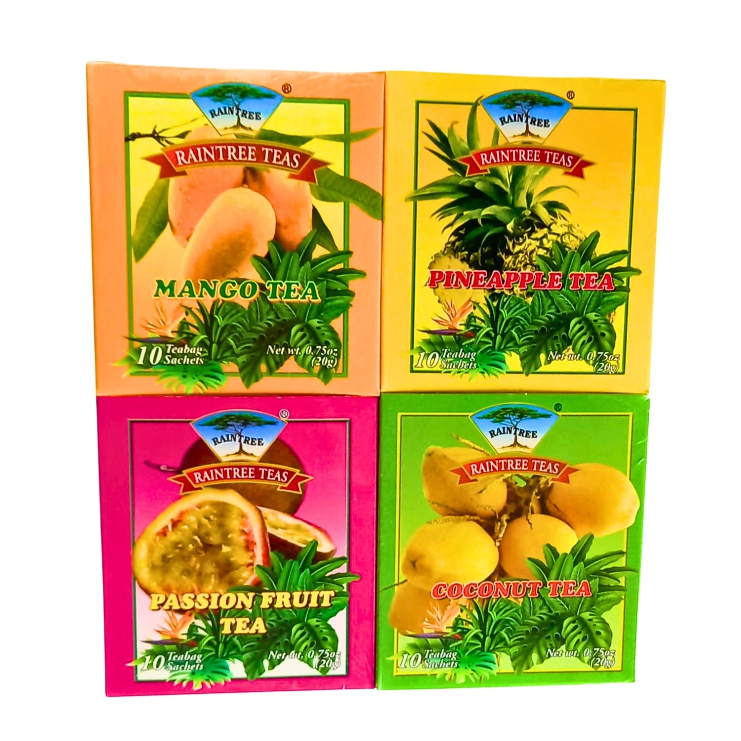 RAINTREE ASSORTED FRUIT TEAS (10s x 4)