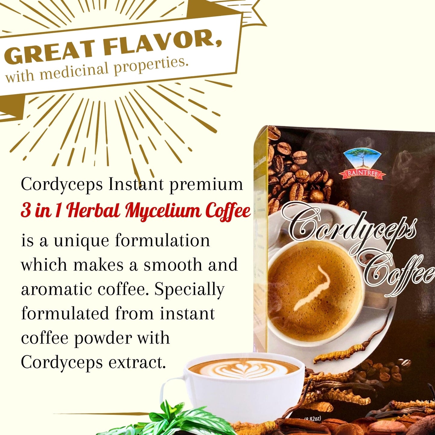 RAINTREE CORDYCEPS COFFEE